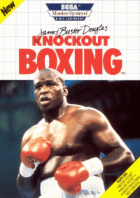 James Buster Douglas Knockout Boxing Sega Master System US box art